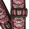 Ernie Ball Classic Jacquard Guitar Strap/Bass Strap - Pink Orleans