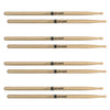 ProMark Classic Forward 2B Hickory Drumsticks, Oval Wood Tip, 4-Pack