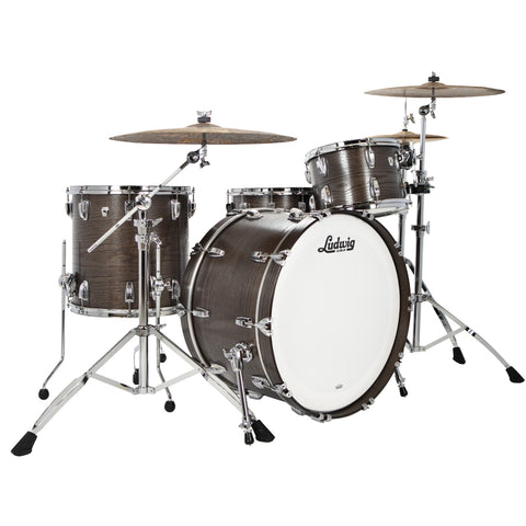 Ludwig Classic Oak Pro Beat 3-piece Acoustic Drum Set Shell Pack Smoke