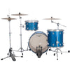 Ludwig NeuSonic Downbeat 3-piece Acoustic Drum Set Shell Pack Satin Royal Blue