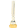 Bach Classic Silver Plated Trumpet Mouthpiece with Gold-plated Rim 3C