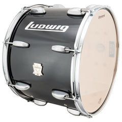 Ludwig LUCT16PB Ultimate Marching 12X16 Single Chest Tenor Drum Black Cortex