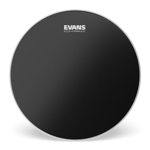 Evans Hydraulic Black Coated Snare Batter Drumhead, 13 inch