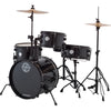 Ludwig Pocket Kit 4pc Acoustic Drum Set Junior Size Black Sparkle