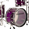 Ludwig Vistalite Pro Beat 3-piece Acoustic Drum Set Shell Pack Purple