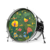 Evans Yellow Submarine Resonant Bass Drumhead, Pepperland Woods 20 inch