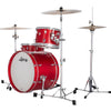 Ludwig NeuSonic Downbeat 3-piece Acoustic Drum Set Shell Pack Satin Diablo Red