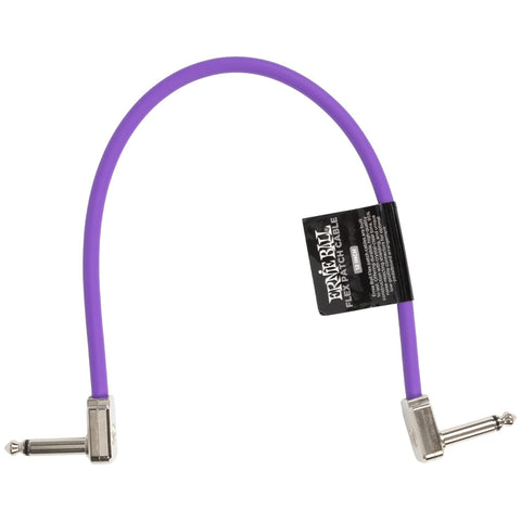 Ernie Ball Flex Patch Cable 12in - Purple - Single