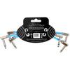 Ernie Ball Flex Patch Cable 6in - Blue - 3 Pack