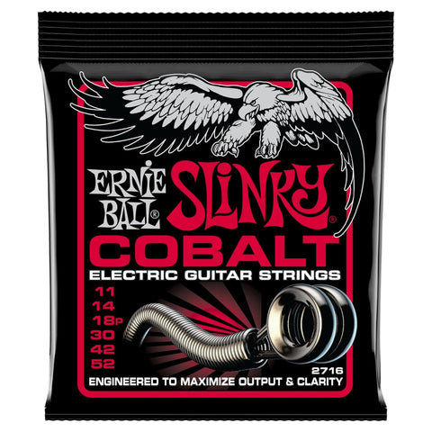 Ernie Ball Burly Slinky Cobalt Electric Guitar Strings 11-52 Gauge