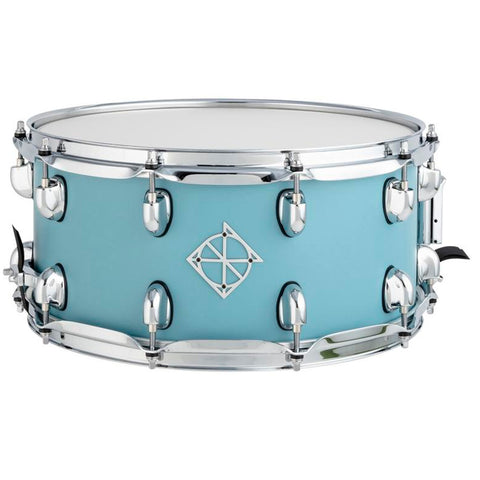 Dixon Cornerstone 6.5x14 Snare Drum Quetzal Blue Satin