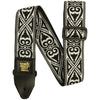 Ernie Ball Classic Jacquard Guitar Strap/Bass Strap - Black Heart