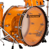 Ludwig Vistalite Pro Beat 3-piece Acoustic Drum Set Shell Pack Amber