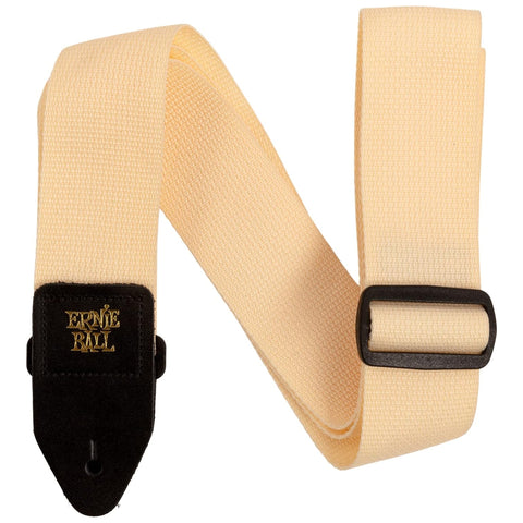 Ernie Ball Polypro Guitar Strap/Bass Strap - Cream