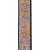 D'Addario Jacquard Ukulele Straps, Paisley Grey/Orange