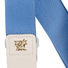 Ernie Ball Polypro Guitar Strap/Bass Strap - Soft Blue w/ White