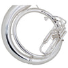 King 2350WSP BBb Sousaphone with ABS Case Silver Plated