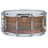 Ludwig LC663T Copper Phonic 6.5x14 "RAW" Natural Patina Shell, Tube Lugs Snare Drum