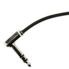 Ernie Ball Flat Ribbon Stereo Patch Cable 6in - Black - Single