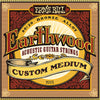 Ernie Ball Custom Medium Earthwood 80/20 Bronze Acoustic Guitar Strings 12.5-56 Gauge