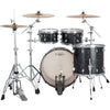 Ludwig NeuSonic Rapid MOD2 4-piece Acoustic Drum Set Shell Pack Ebony Pearl