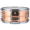 Ludwig LC662KT Copper Phonic 6.5x14 Hammered Smooth Polished Shell, Tube Lugs Snare Drum