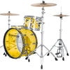 Ludwig Vistalite Pro Beat 3-piece Acoustic Drum Set Shell Pack Yellow