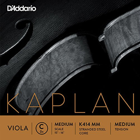 D'Addario Kaplan Viola Single C String, Medium Scale, Medium Tension