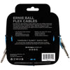 Ernie Ball Flex Instrument Cable Straight/Straight 20ft - Blue