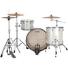 Ludwig NeuSonic Pro Beat 3-piece Acoustic Drum Set Shell Pack Silver Silk