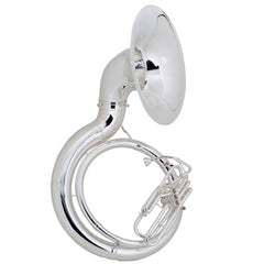 King 2350WSP BBb Sousaphone with ABS Case Silver Plated