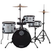 Ludwig Pocket Kit 4pc Acoustic Drum Set Junior Size White Sparkle