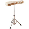 Ludwig LE102 Temple Block 5 Piece Wood with Stand