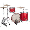 Ludwig NeuSonic FAB 3-piece Acoustic Drum Set Shell Pack Satin Diablo Red