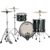 Ludwig Classic Oak Fab 3-piece Acoustic Drum Set Shell Pack Green Burst