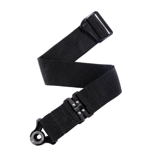 D'Addario Auto Lock Swivel Polypro Guitar Strap, Black