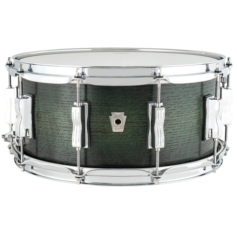 Ludwig Classic Oak Series 6.5 x 14 Snare Drum Green Burst