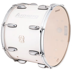 Ludwig LUCT16PW Ultimate Marching 12X16 Single Chest Tenor Drum White Cortex