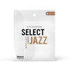 D'Addario Organic Select Jazz Unfiled Alto Saxophone Reeds, Size 2 Hard, 3-Pack