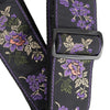 Ernie Ball Classic Jacquard Guitar Strap/Bass Strap - Lavender Blossom