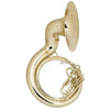 Conn 20KW BBb Sousaphone with ABS Case Clear Lacquer