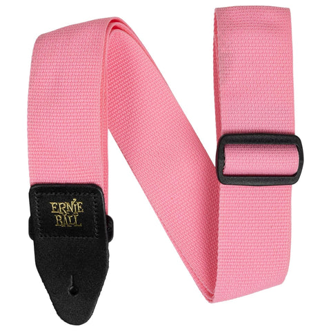 Ernie Ball Polypro Guitar Strap/Bass Strap - Pink Sunrise