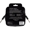 Ernie Ball Flex Instrument Cable Straight/Straight 20ft - Black