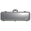 GEWA Violin Case, Air 2.1, Oblong, 4/4, Metallic Silver/Black, High Gloss