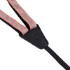 D'Addario Cradle Ukulele Straps, Paisley Pink/Green