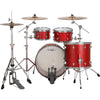 Ludwig NeuSonic Rapid MOD2 4-piece Acoustic Drum Set Shell Pack Satin Diablo Red