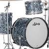 Ludwig NeuSonic Downbeat 3-piece Acoustic Drum Set Shell Pack Steel Blue Pearl