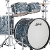 Ludwig NeuSonic Rapid MOD2 4-piece Acoustic Drum Set Shell Pack Steel Blue Pearl