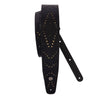 D'Addario Vented Leather Guitar Strap, Star Dust