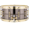 Ludwig LB417BT Black Beauty 6.5x14 Black Beauty, Brass Trim, Tube Lugs Snare Drum